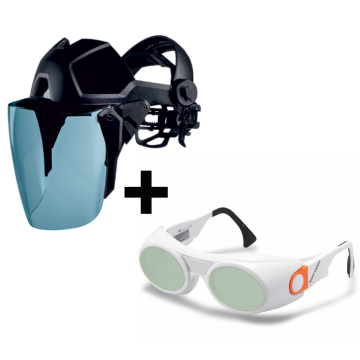 Laservision Laser Safety Faceshield and Glasses for Handheld Laser Welding