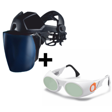 Laservision Laser Safety Faceshield and Glasses for Handheld Laser Welding