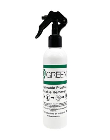 GREEN- ENGRAVABLE PLASTICS RESIDUE CLEANER